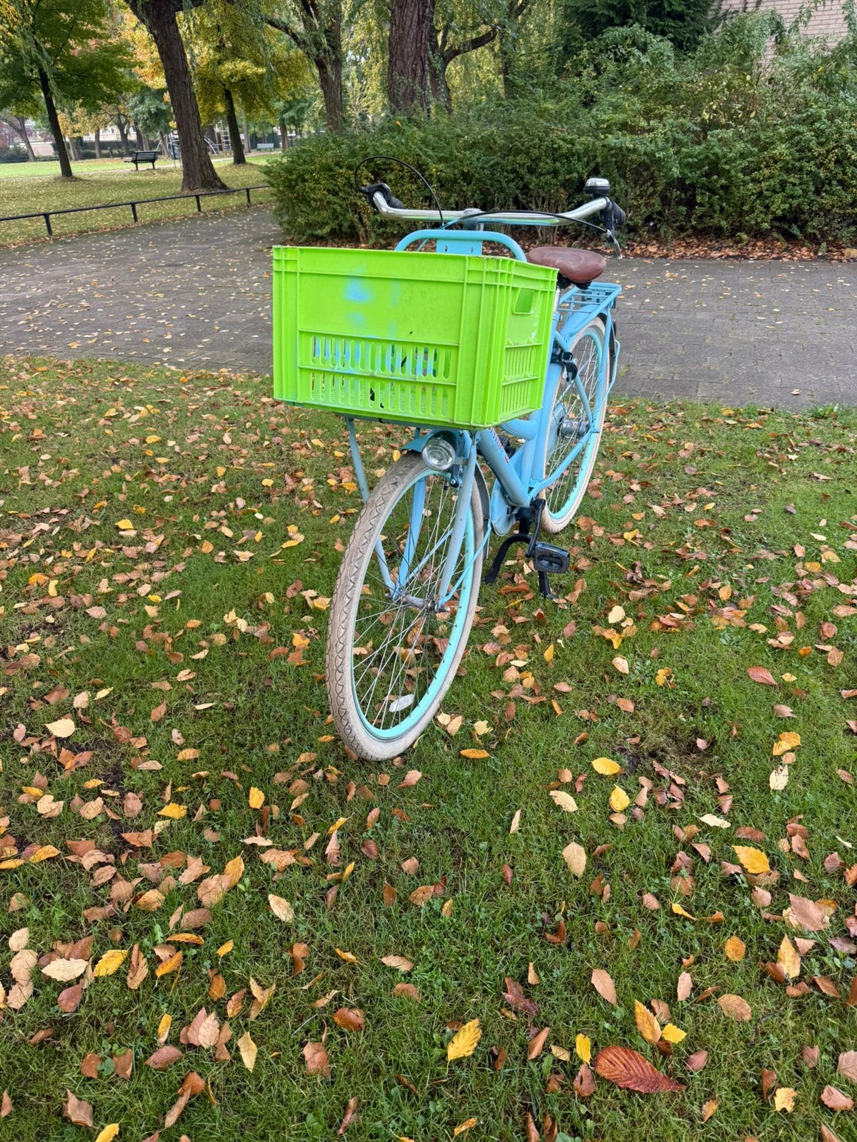 Mooie Damesfiets 28 inch met krat, Ophalen of Verzenden, Gebruikt, Overige merken