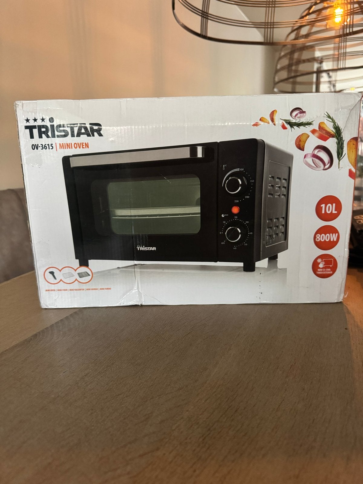 Tristar OV-3615 Mini Oven - 10 Liter - 800 Watt, Ophalen, Nieuw, Vrijstaand, Mini-oven