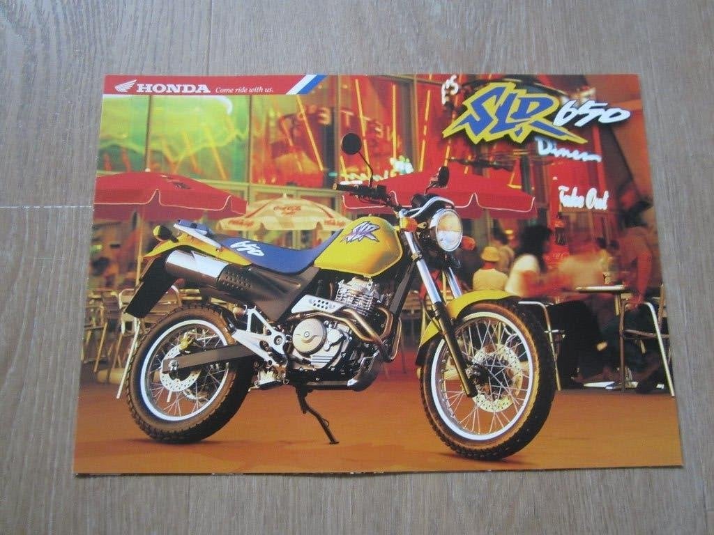 Honda SLR 650 brochure folder 1996, Ophalen of Verzenden, Honda