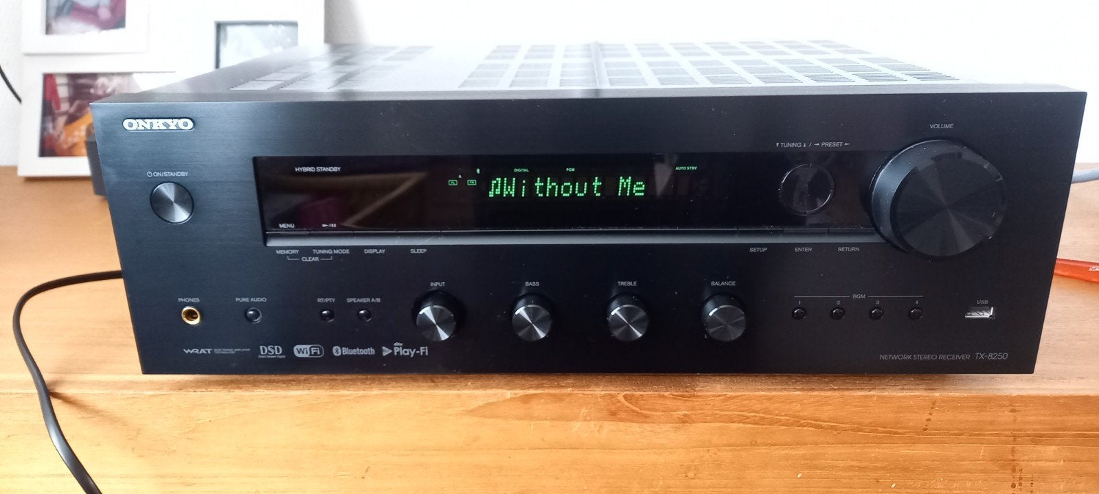 Onkyo TX-8250 Netwerk Stereo Receiver, Audio, Tv en Foto, Ophalen of Verzenden, Zo goed als nieuw, 60 tot 120 watt, Stereo