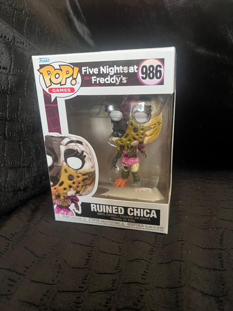 Funko Pop Five nights at Freddy’s: Ruined Chica nr. 986, Ophalen of Verzenden, Nieuw