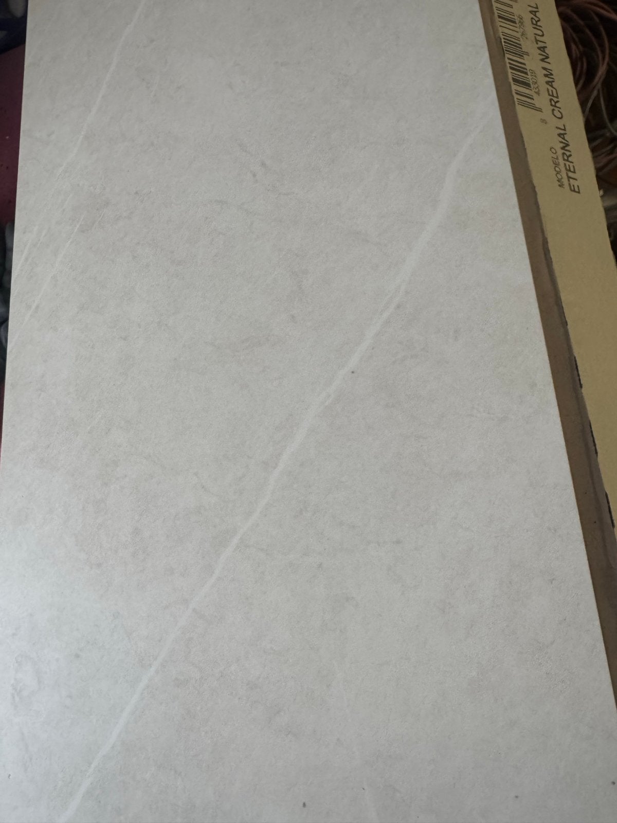 16 tegels 30x90 cm - Eternal Cream Natural Rectificado, Doe-het-zelf en Verbouw, Ophalen, 60 cm of meer, Nieuw, Minder dan 5 m²
