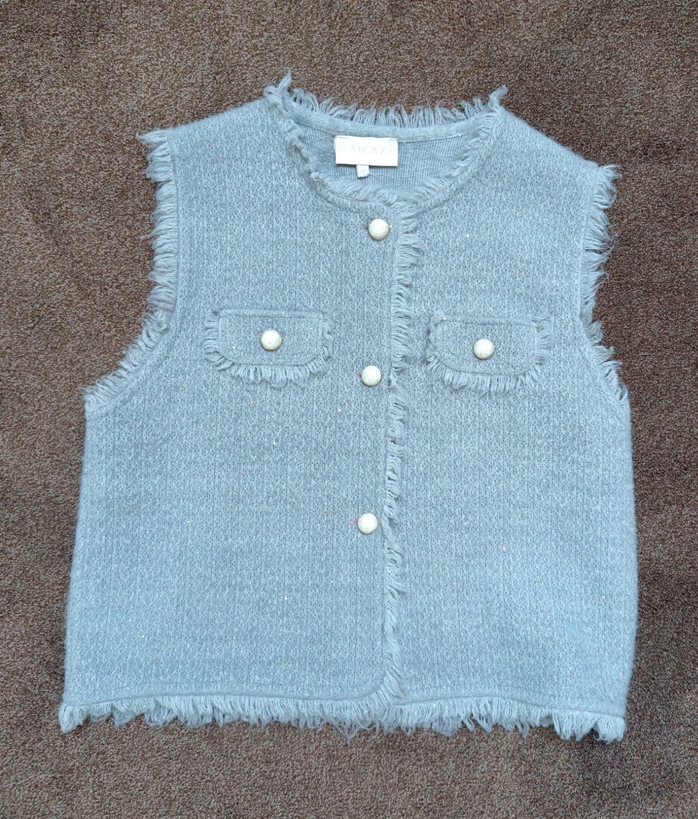 Maicazz Bouclé Vestje/Spencer 38, Kleding | Dames, Maat 38/40 (M), Nieuw, Ophalen of Verzenden, Maicazz