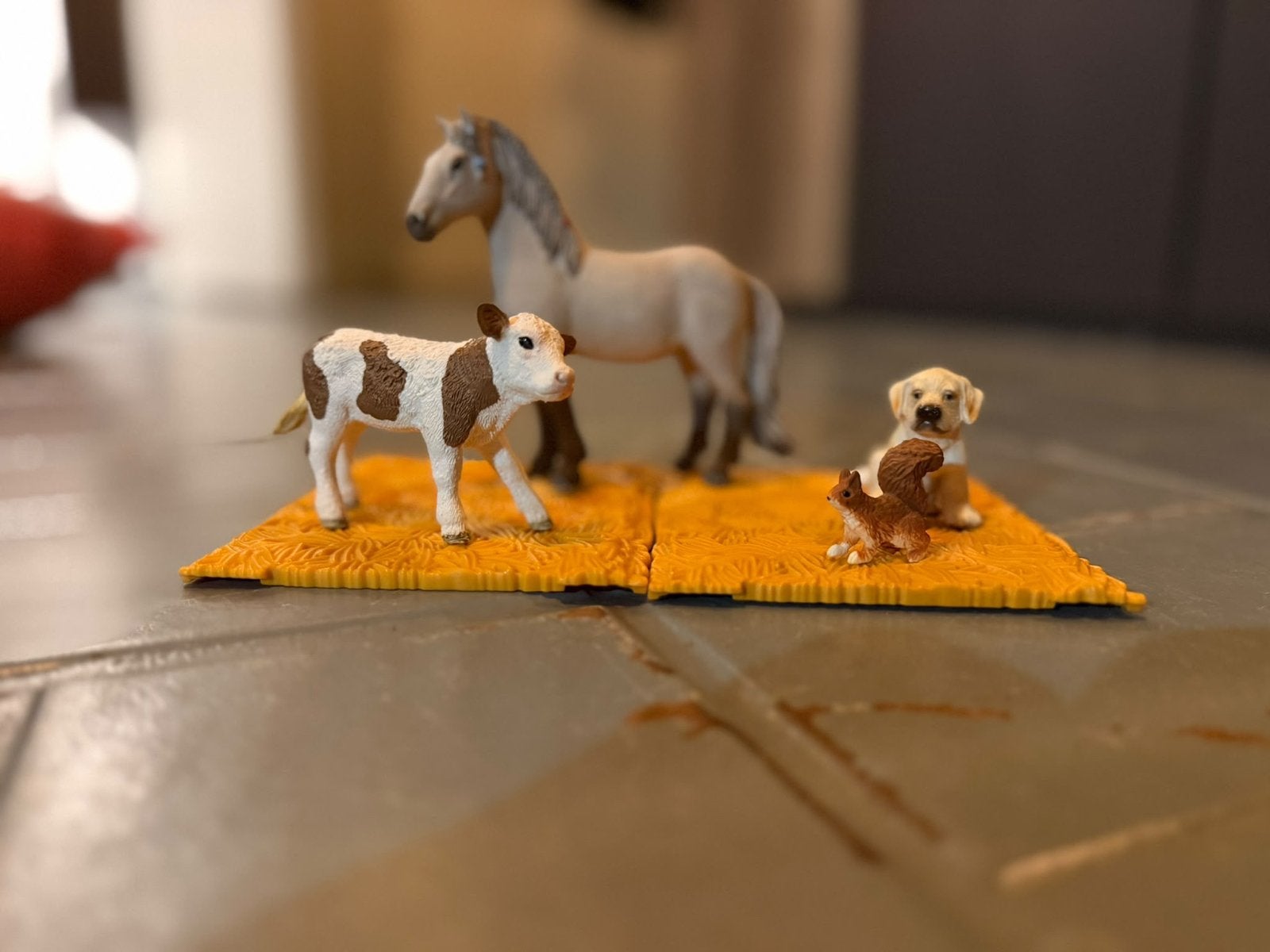 Schleich set met dieren en accessoires, Ophalen of Verzenden, Zo goed als nieuw, Jongen of Meisje