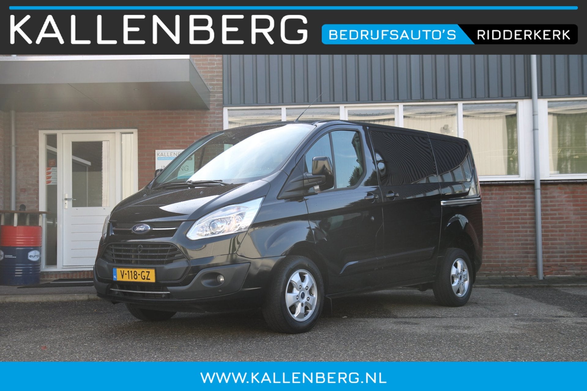 Ford Transit Custom 290 2.0 TDCI 131PK L1H1 Limited DC / Tre, Auto's, Voorwielaandrijving, Stof, 4 cilinders, 2500 kg