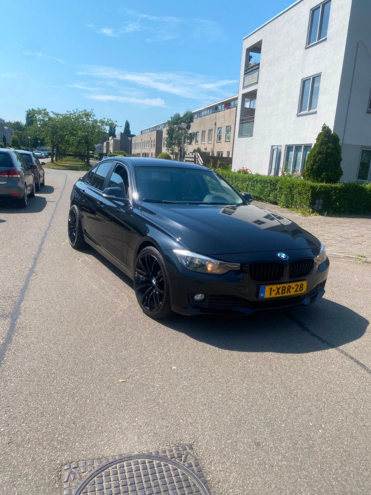 BMW 3-Serie 1.6 316I AUT 2014 Zwart, Auto's, Automaat, 4 cilinders, Zwart, Origineel Nederlands