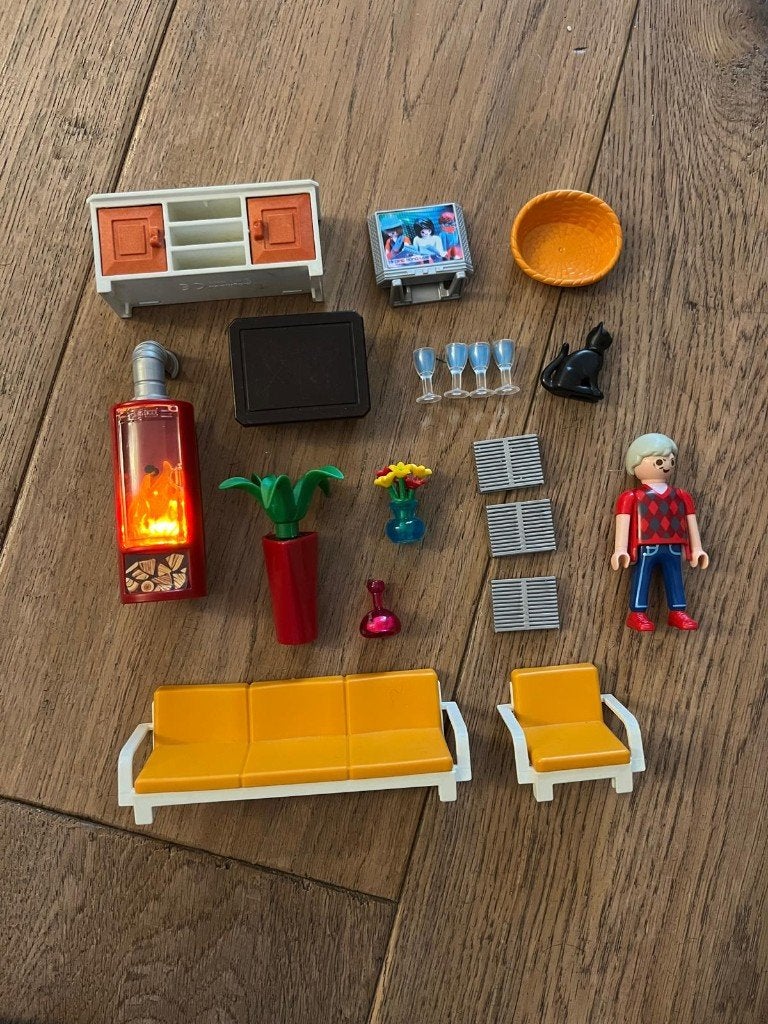 5332 Playmobil Gezellige woonkamer, Ophalen of Verzenden, Zo goed als nieuw