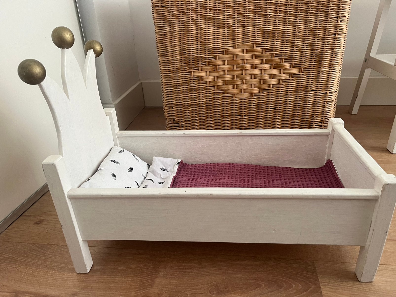 Heel leuk poppenbedje!, Ophalen of Verzenden, Gebruikt, Babypop