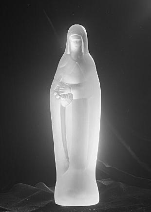 Uiterwaal / Lucienne Bloch / Laupman / van Asch van Wijck, Antiek en Kunst, Glas, Art deco, Ophalen of Verzenden, Beeld