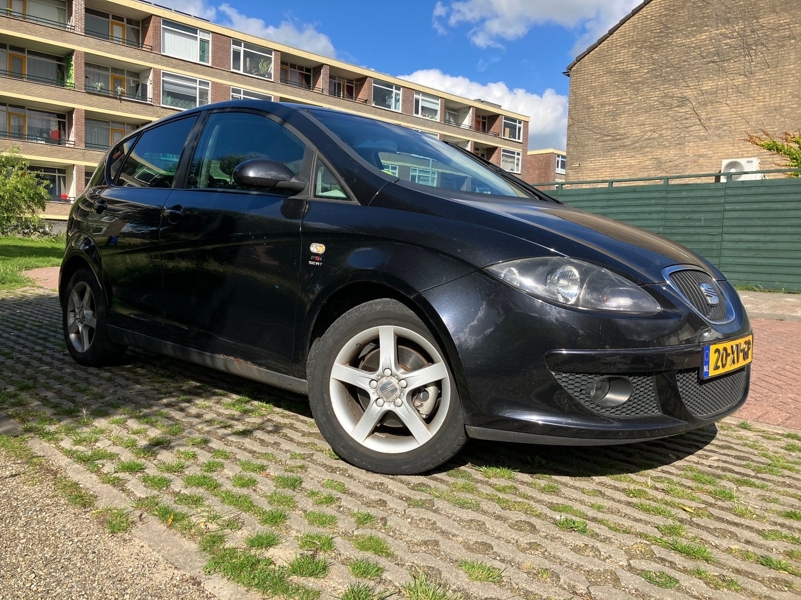 Seat Altea 2.0 FSI 16V 110KW 2007 Zwart, Auto's, Voorwielaandrijving, 1984 cc, Zwart, Handgeschakeld