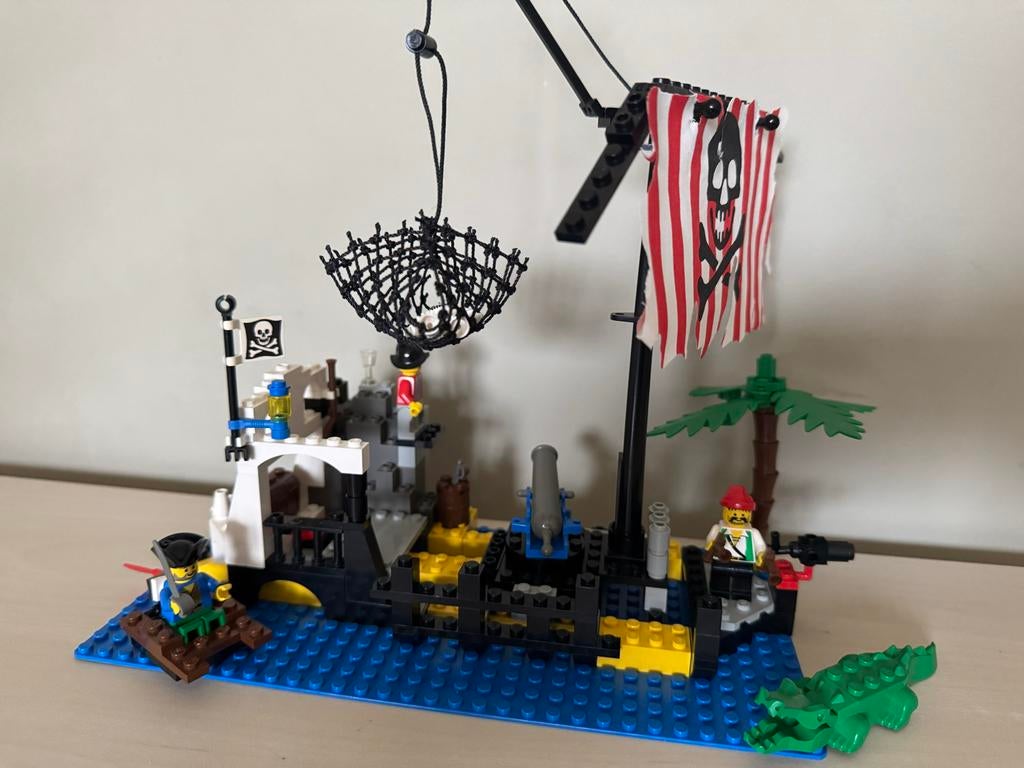Lego Pirates 6296: Red Beard Runner - Compleet met doos!, Lego, Zo goed als nieuw, Compleet, Complete set