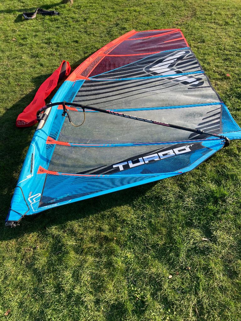 Windsurfspullen, Ophalen, Gebruikt, Severne, Zeil