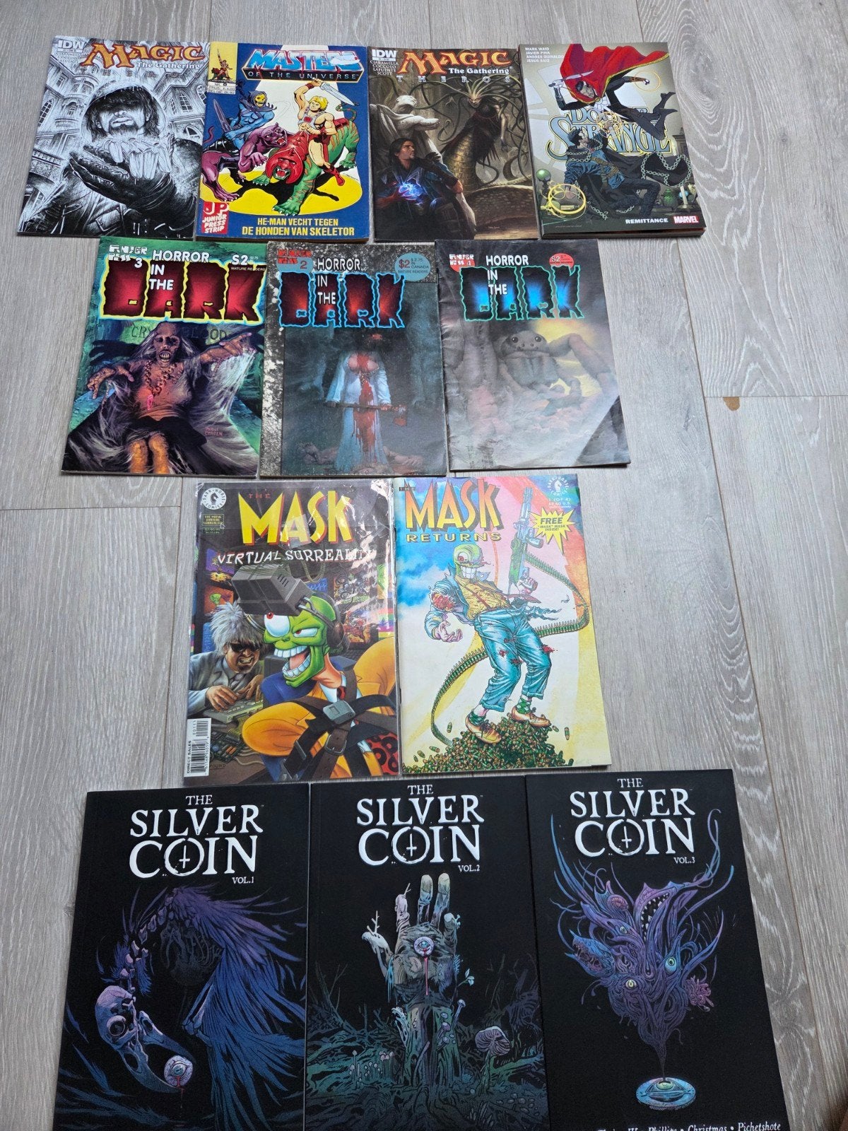 Silver Coin + Mask + MOTU + Magic the Gathering + Horror, Boeken, Strips | Comics, Meerdere comics, Ophalen of Verzenden, Zo goed als nieuw