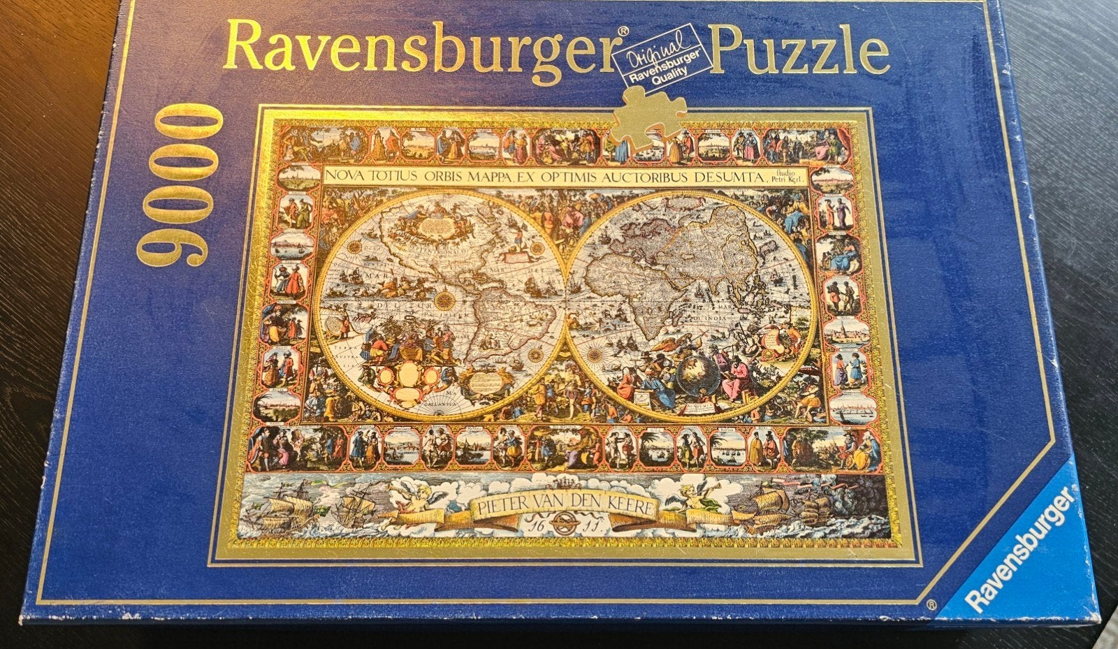 Zeldzame Ravensburger puzzel Wereldkaart -  1611 (geseald!), Hobby en Vrije tijd, Denksport en Puzzels, Ophalen of Verzenden, Meer dan 1500 stukjes