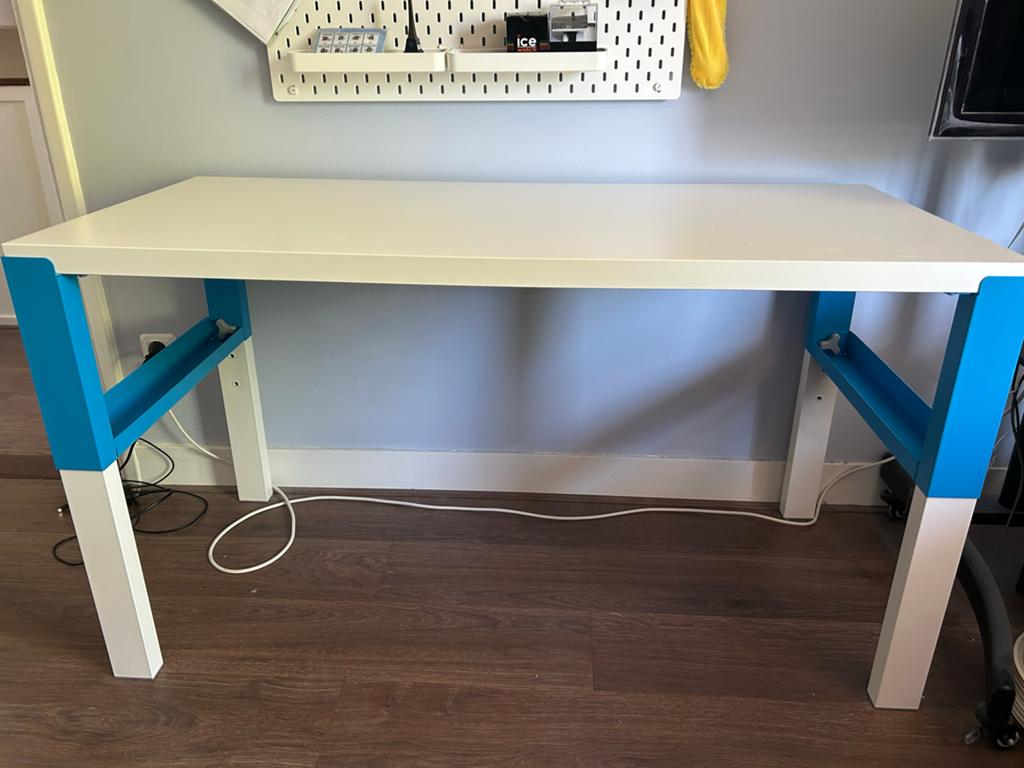 Ikea Pahl meegroeibureau - verstelbaar in hoogte, Ophalen, Overige materialen, Gebruikt, 75 cm of meer