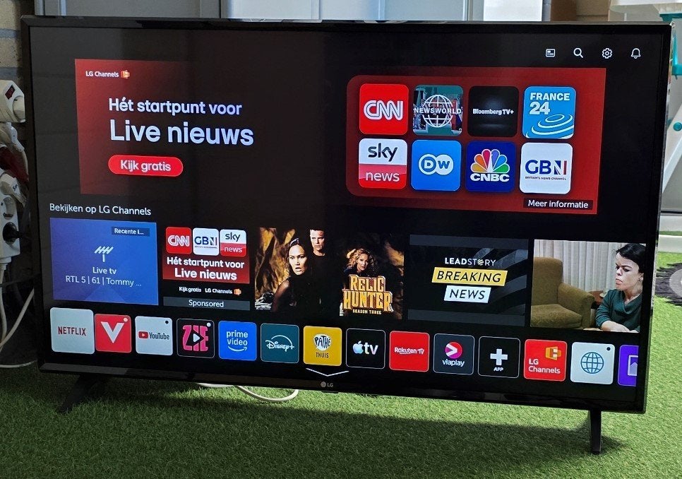 LG 43 inch 109cm 4K Smart TV HDMI USB, Ophalen