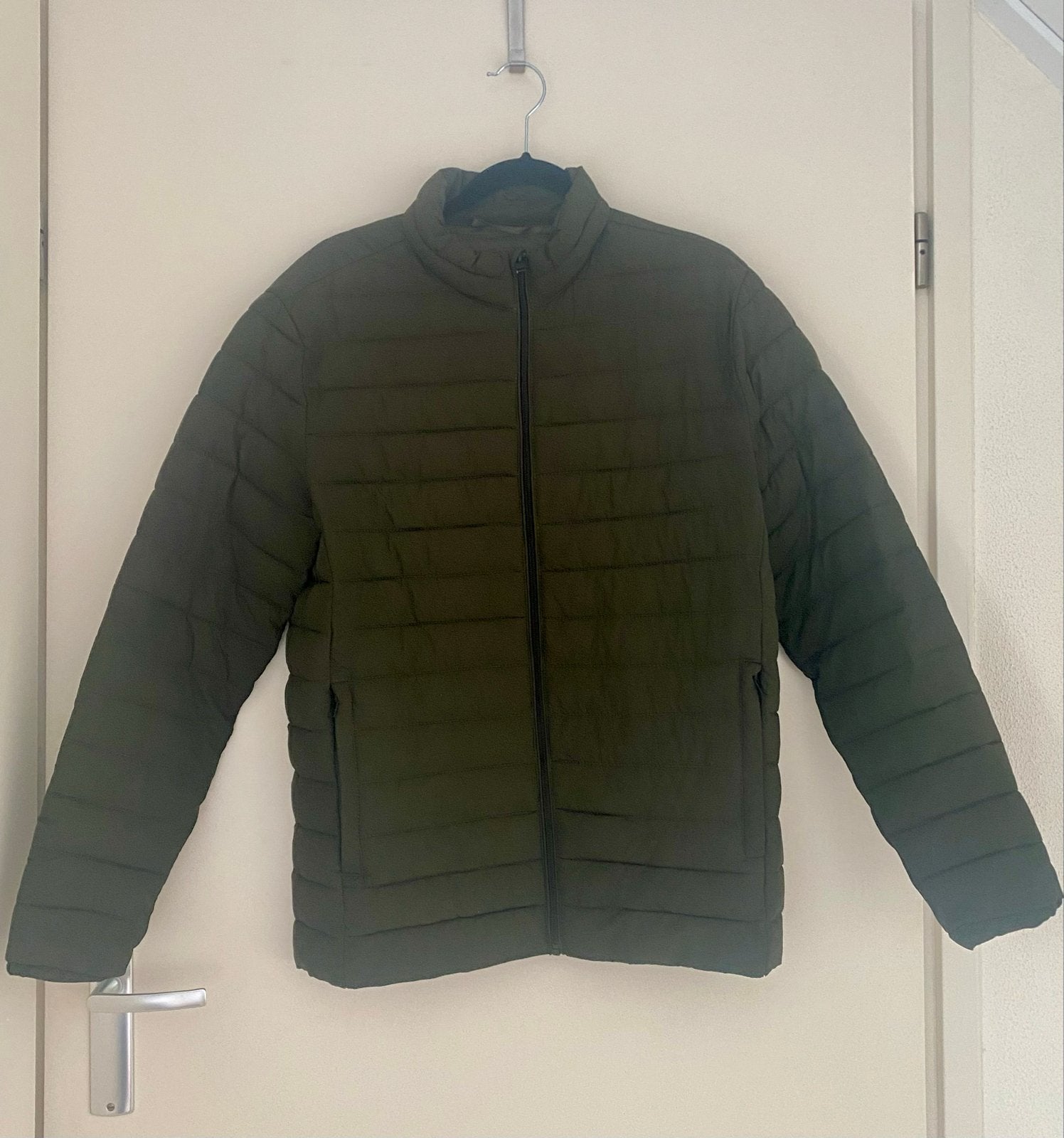 Jack & Jones gewatteerde (tussen)jas - Maat M, Ophalen of Verzenden, Zo goed als nieuw, Maat 48/50 (M), Groen