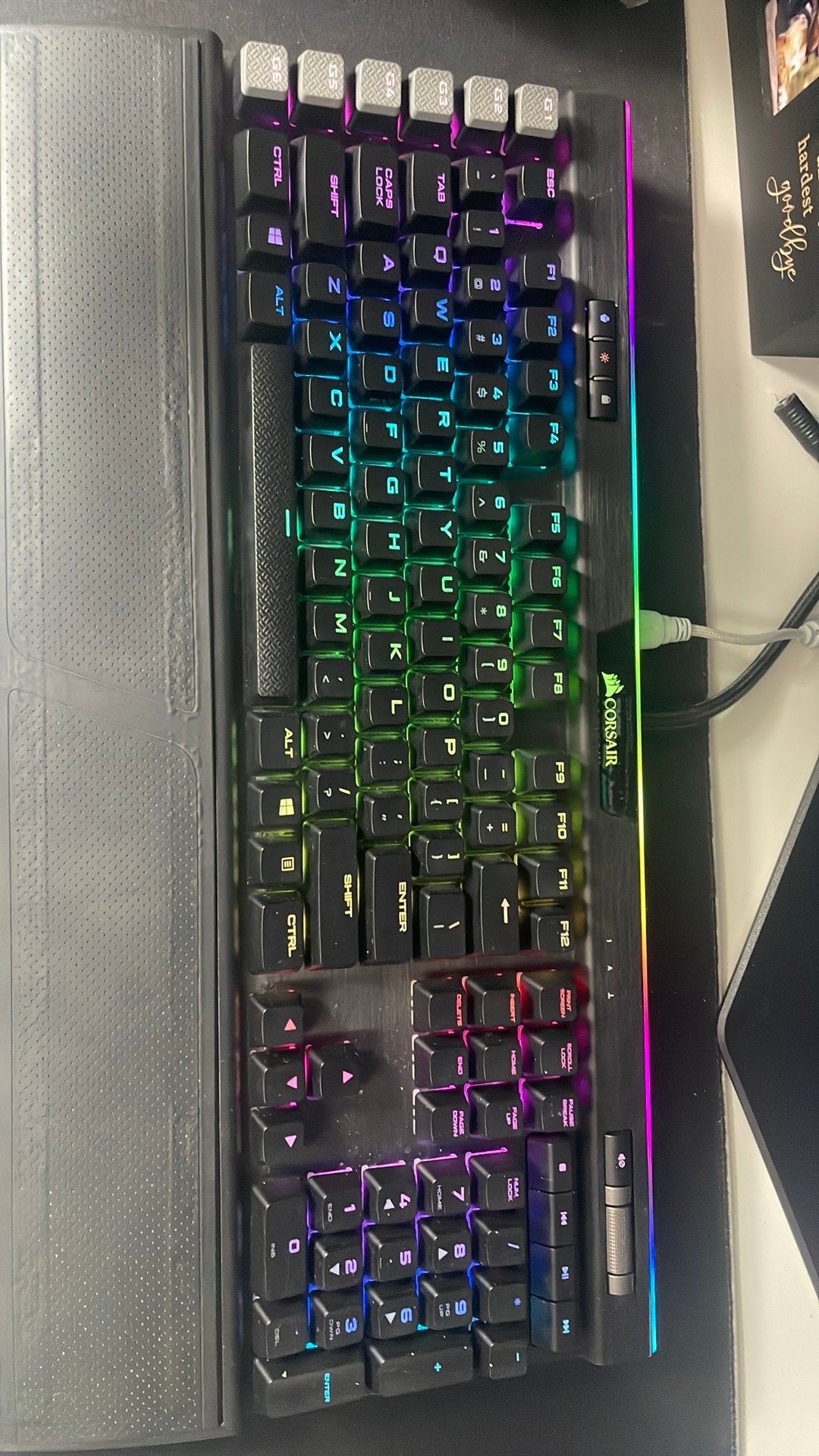 CORSAIR K70 RGB MK.2 Gaming toetsenbord, Computers en Software, Ophalen of Verzenden, Zo goed als nieuw, Gaming toetsenbord