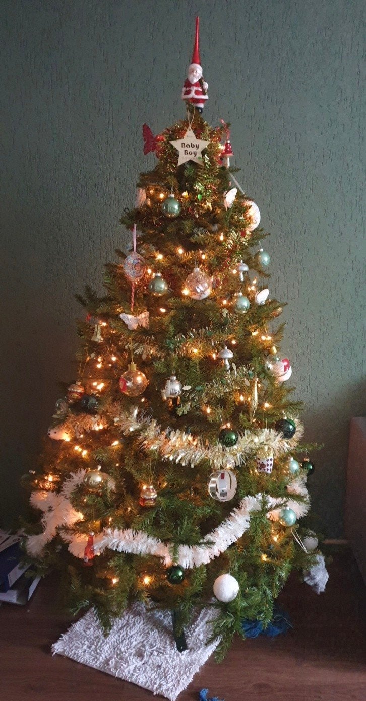 kerstboom 180cm, Diversen, Kerst, Ophalen of Verzenden