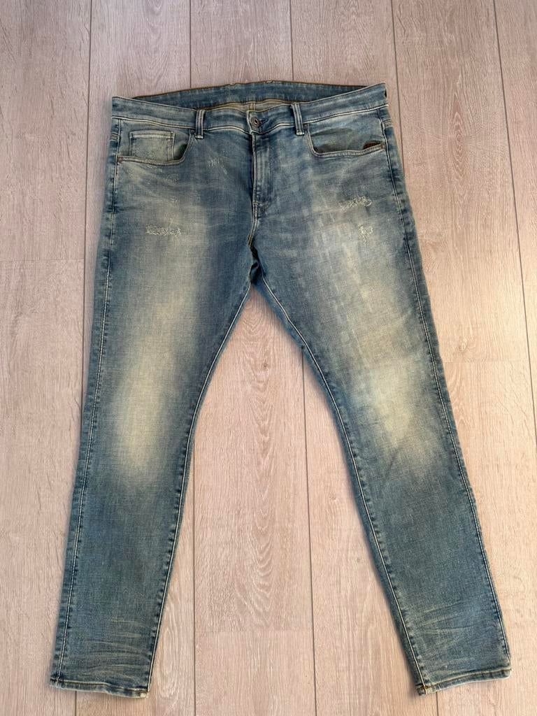 G-star raw jeans revend skinny maat 38-32, Ophalen of Verzenden, Zo goed als nieuw, Blauw, W36 - W38 (confectie 52/54)