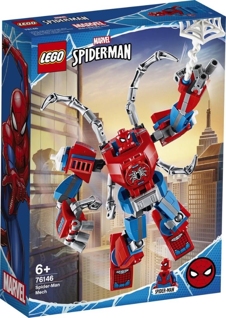 🎁 Lego Spiderman 76146 - Spiderman-mecha 🎁, Lego, Nieuw, Ophalen of Verzenden, Complete set