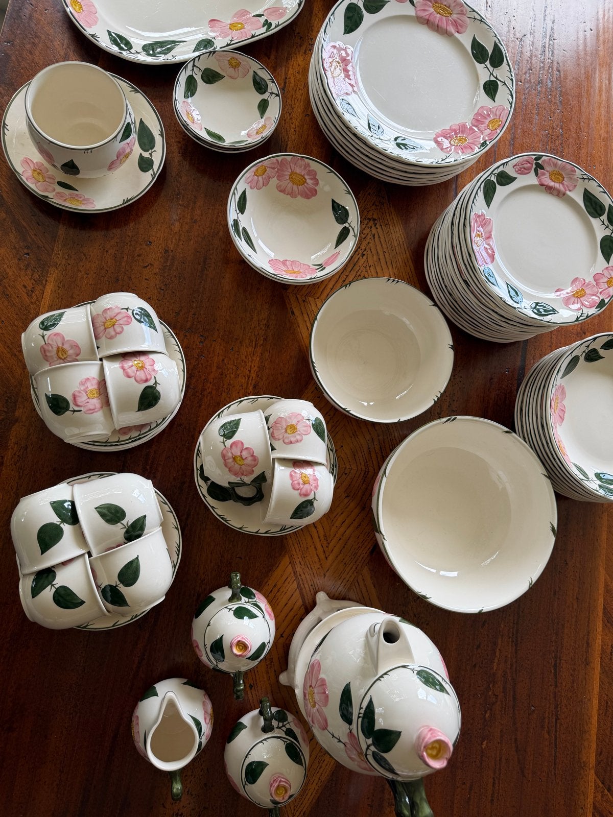 Villeroy & Boch Wild Rose Servies - Compleet en Zo Goed als, Ophalen, Klassiek, Villeroy & Boch, Zo goed als nieuw