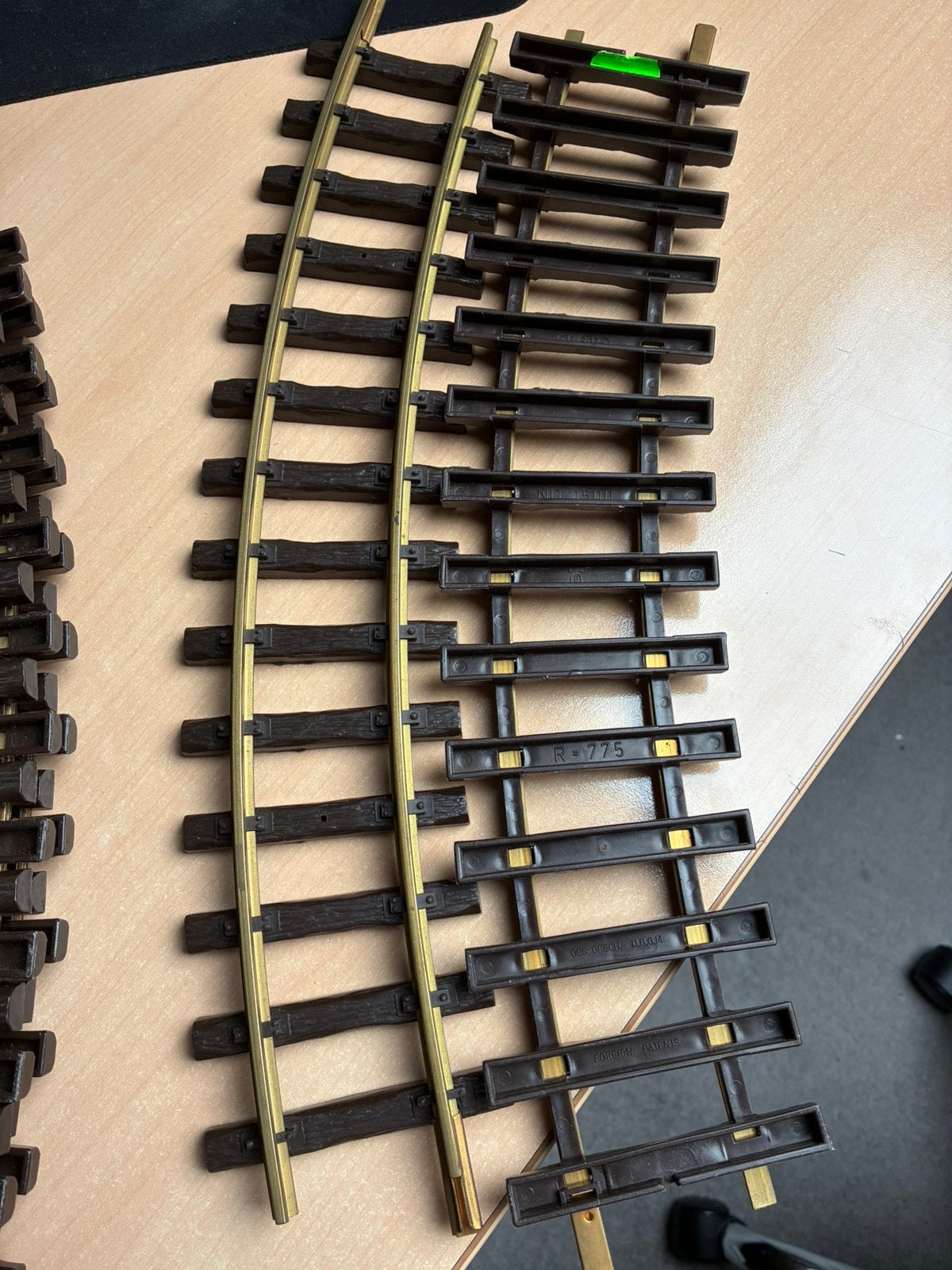 6 STUKS LGB RAILS 1500 ./775, Gelijkstroom, Nieuw, Rails, Ophalen of Verzenden