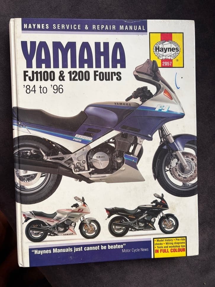 Haynes Yamaha FJ1100 & 1200 Fours Service & Repair Manual, Ophalen of Verzenden, Yamaha