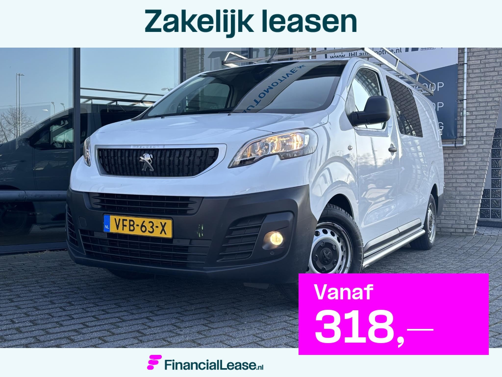 Peugeot Expert 2.0 Lang*DC*CARPLAY*CRUISE*CAMERA*NAVI*HAAK*I, Voorwielaandrijving, Stof, Gebruikt, 2500 kg
