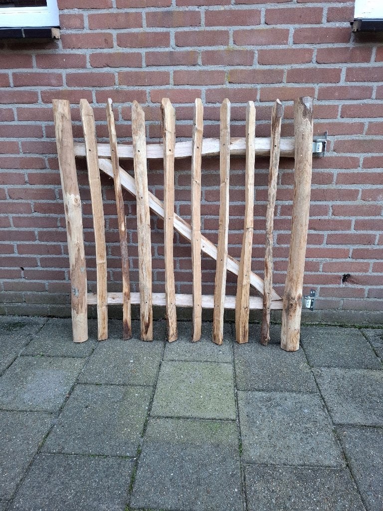 Tuinpoort van Kastanjehout 100x100, Tuin en Terras, Tuinpoorten, 5521BC, Dehaasdienstverlening@outlook.com, 100 tot 150 cm, 100 tot 150 cm