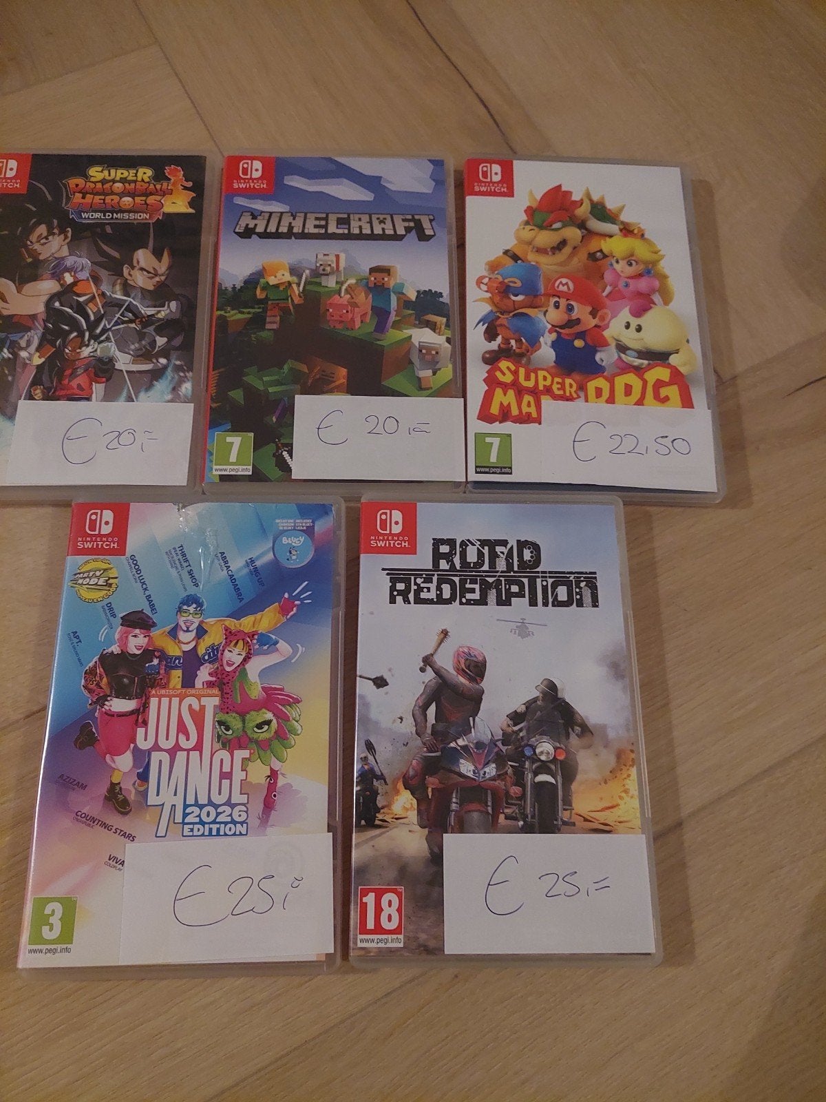 Nintendo Switch BUNDEL TE KOOP/ SPELLEN VANAF 20EURO, Spelcomputers en Games, Overige genres, Ophalen of Verzenden, Zo goed als nieuw