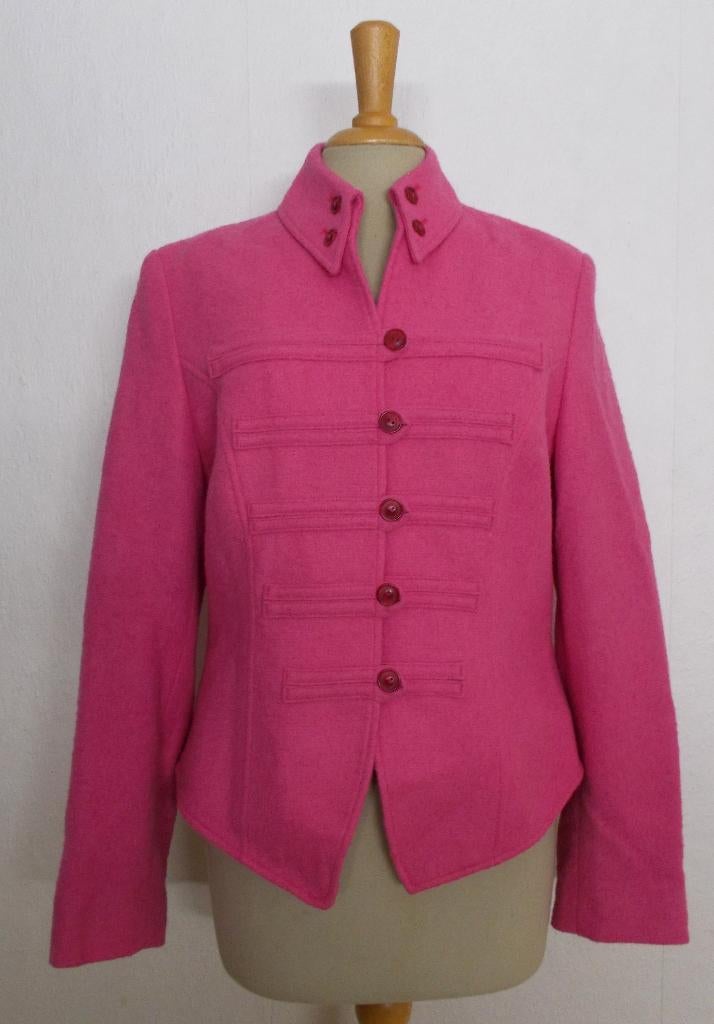 Mooi roze wol/angora mix circus jasje/vest van Scarva! M, Maat 38/40 (M), Verzenden, Zo goed als nieuw, Jasje