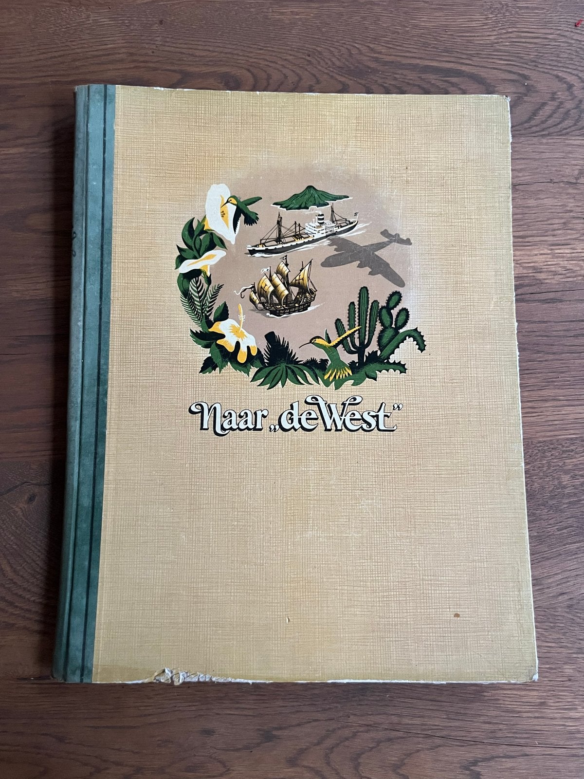 Naar de West - Vintage plaatjesalbum, Boeken, Ophalen of Verzenden, Gelezen, Plaatjesalbum