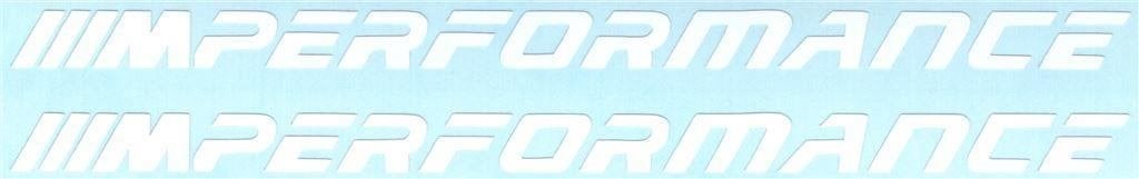 BMW M Performance sticker set #2, Verzenden