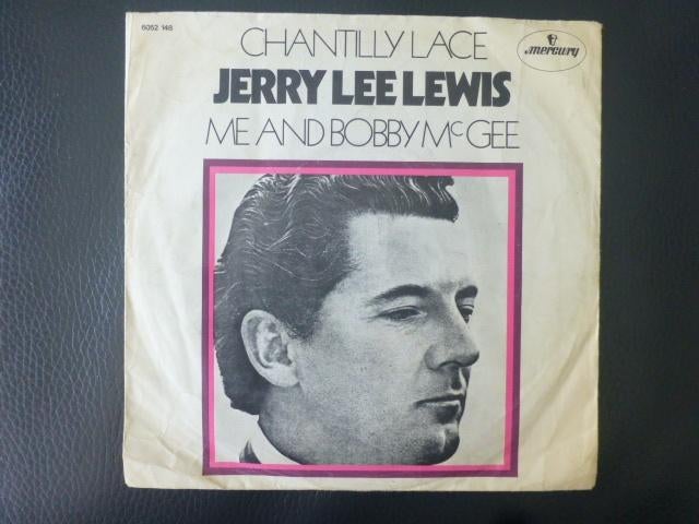 Jerry Lee Lewis. Chantilly lace, / Me and Bobby McGee., Gebruikt, 7 inch, Single, Ophalen of Verzenden