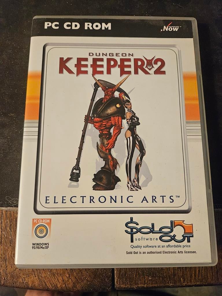 Dungeon Keeper 2 PC CD-ROM - Klassieke Strategie Game, Spelcomputers en Games, Games | Pc, Gebruikt, 1 speler, Ophalen of Verzenden