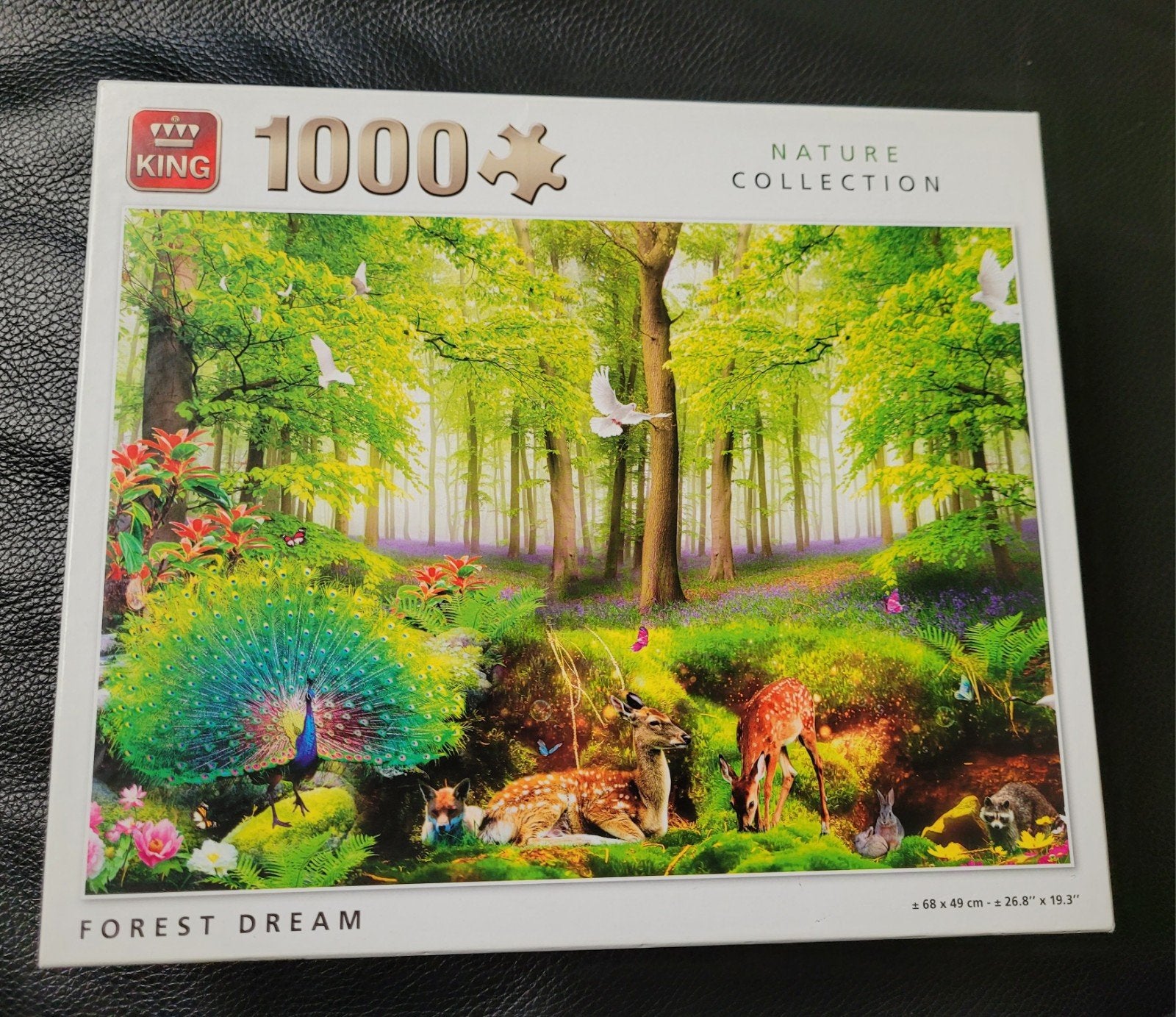 King Forest Dream puzzel 1000 stukjes, Hobby en Vrije tijd, Ophalen of Verzenden