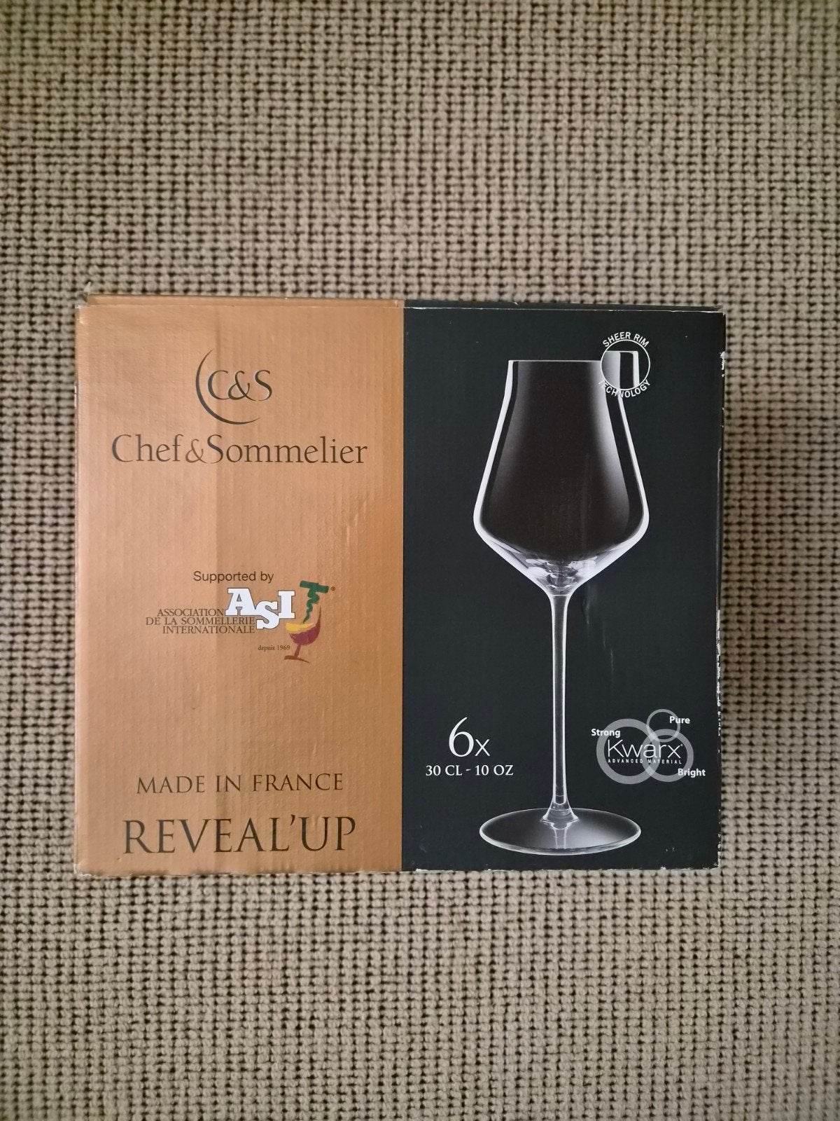 Chef & Sommelier Reveal Up Soft Wijnglazen 30 Cl - 6 Stuks, Ophalen of Verzenden, Nieuw, Glas, Overige merken