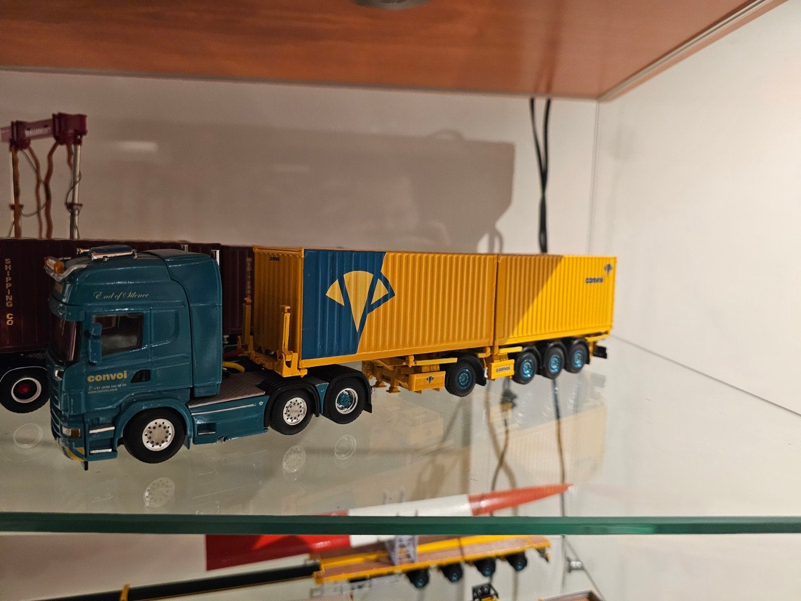 Tekno/Lion Code3 D-Tec brekerchassis "Convoi", Ophalen of Verzenden, Zo goed als nieuw, Bus of Vrachtwagen, Tekno