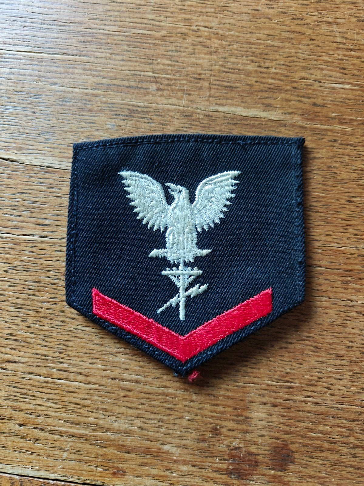Navy rang patch zwart 10, Verzamelen, Militaria | Algemeen, Ophalen of Verzenden, Marine, Nederland, Embleem of Badge