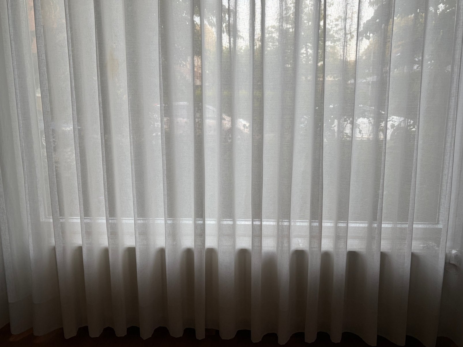 Inbetween off-white, Huis en Inrichting, Stoffering | Gordijnen en Lamellen, Ophalen, Inbetween gordijn