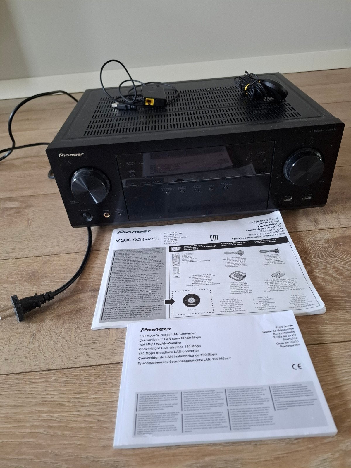 Pioneer VSX-924-K/S AV Receiver met afstandsbediening, Ophalen, Gebruikt, Pioneer, 120 watt of meer