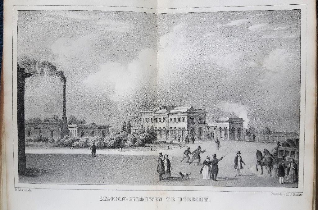 Utrechtsche volks-almanak, voor 1845 ; met mooie litho’s, Ophalen of Verzenden