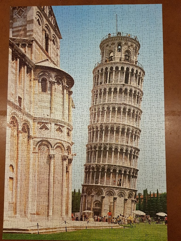 Leg puzzel PISA.         750 Stukjes.             Oudje., Hobby en Vrije tijd, Ophalen of Verzenden, 500 t/m 1500 stukjes, Gebruikt