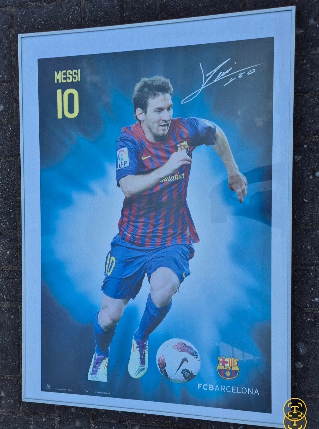 Messi poster in lijst, Ophalen
