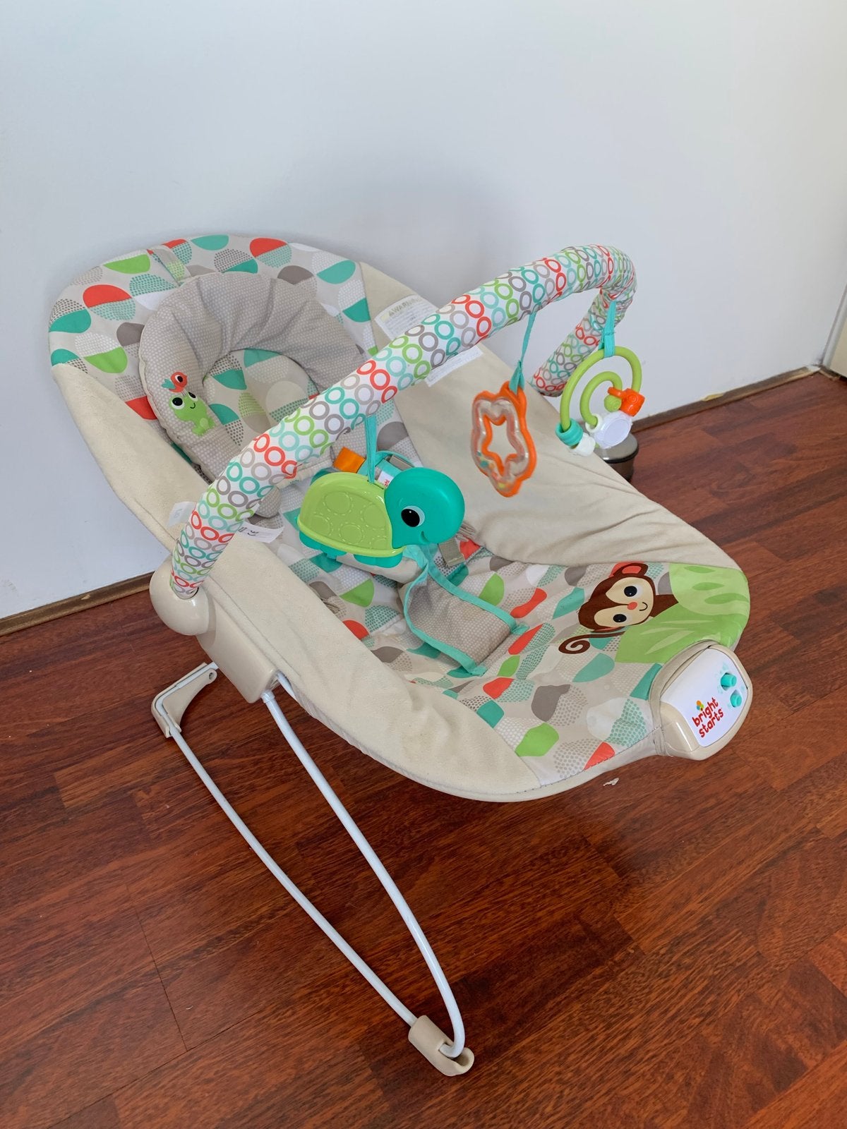 Bright Starts Wipstoel met Speelboog en Muziek, Kinderen en Baby's, Wipstoeltjes, Wipstoel, Ophalen, Overige merken, Met gordel(s) of riempje(s)