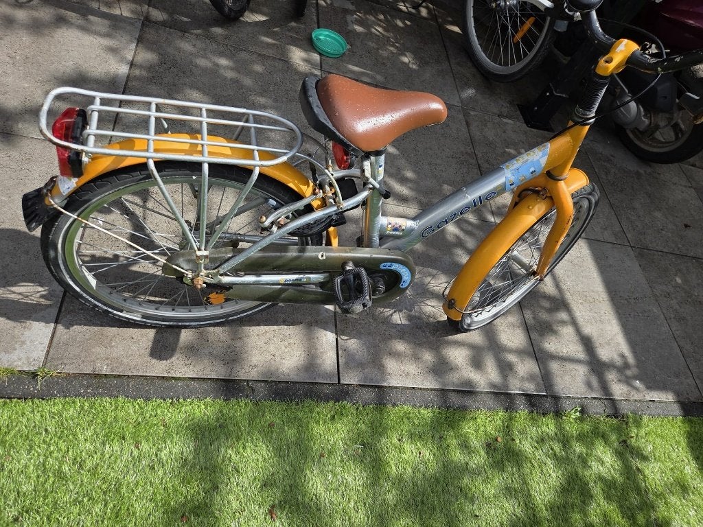kinder fiets, Ophalen, Gebruikt, Gazelle, Terugtraprem