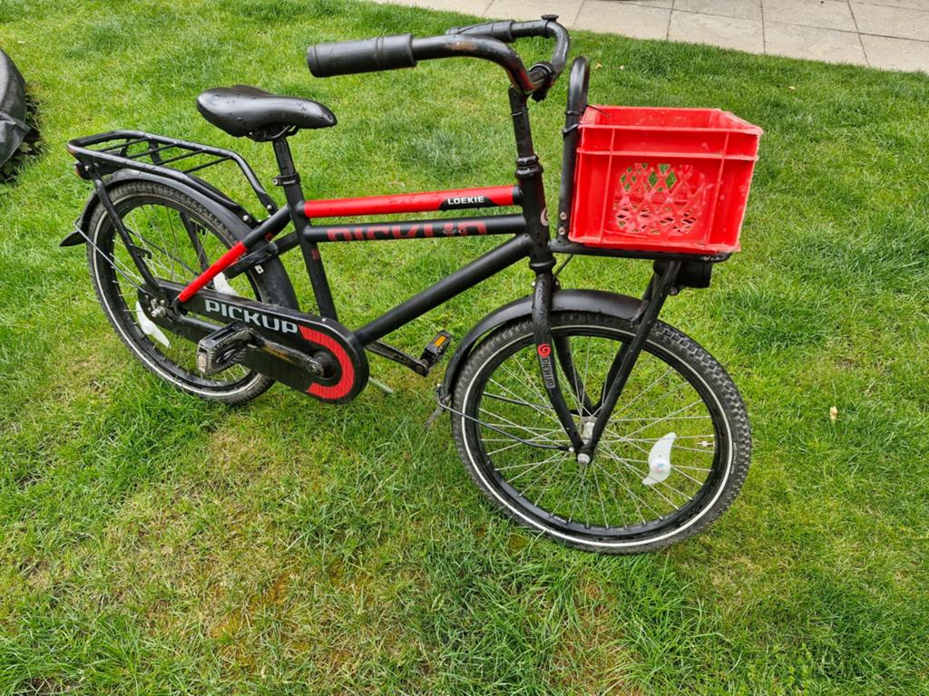 Loekie jongensfiets 20 inch met AXA slot, Ophalen