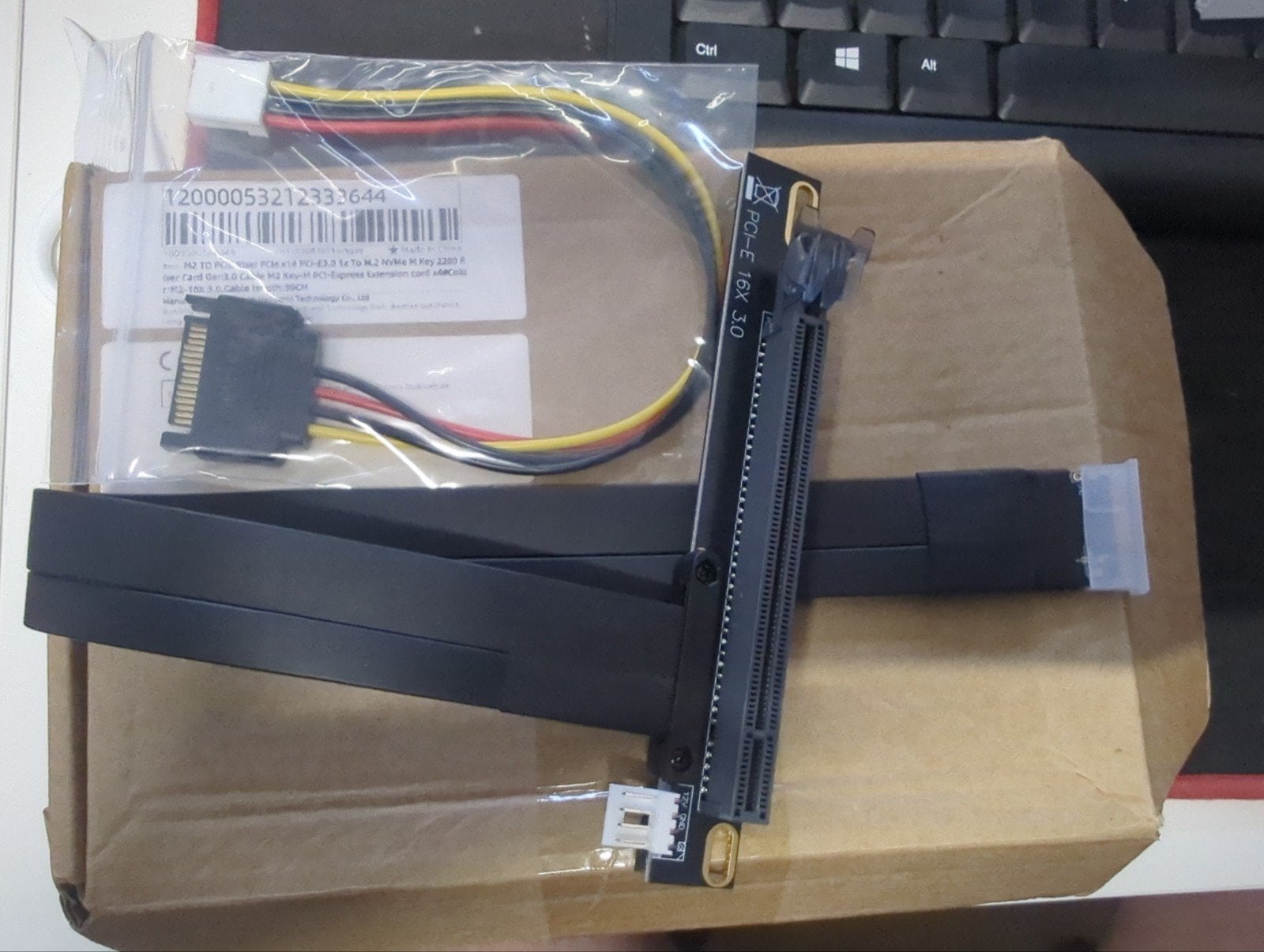 Nieuwe NVME to PCIe GPU Riser Kabel, Computers en Software, Ophalen of Verzenden, Nieuw, PCI-Express 3