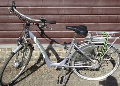 LAGE opstap ELEKTRISCH  BIkkel nieuwstaat, Velgrem, Versnellingen, Zo goed als nieuw, Minder dan 47 cm